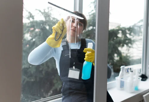 Nettoyage de vitres intérieures et extérieures à Romeyer